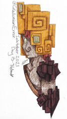 Inktober 2021: Day 15 - Helmet